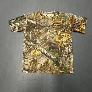 Essential realtree camo earth tone all over print tee shirt tshirt Size M